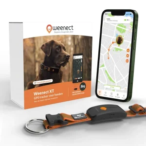Weenect XT - Halsband met GPS tracker - Zwart