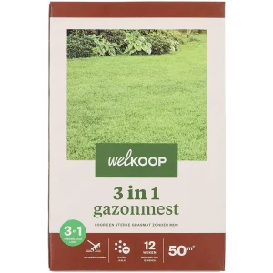 Welkoop - 3 in 1 Gazonmest - 400 m2 - 15 Kilogram