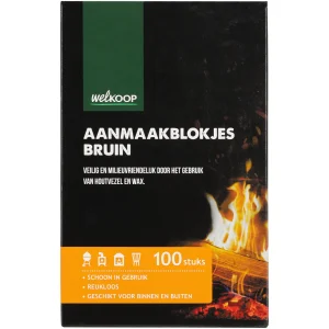 Welkoop - Aanmaakblokjes - 100 Stuks
