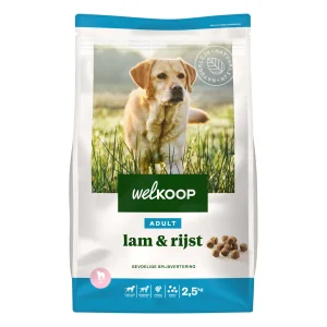 Welkoop Adult Krokante brokken - Hondenvoer - 12 Kilogram - Lam & rijst