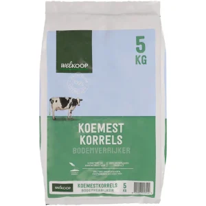 Welkoop Bodemverrijker - Koemestkorrels - 20 Kilogram