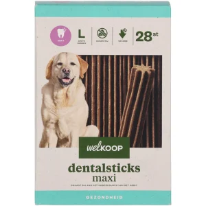 Welkoop - Dentalsticks Maxi - 28 Stuks - kip - L