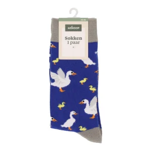 Welkoop Fun Gans - Sokken - Blauw - 39-42