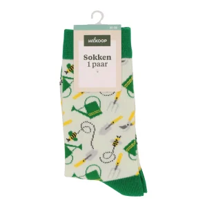 Welkoop Fun Gieter - Sokken - Groen - 35-38