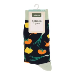 Welkoop Fun Groenten - Sokken - Blauw - 35-38
