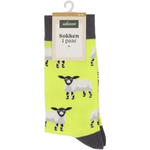 Welkoop Fun Schaap - Sokken - Geel - 39-42