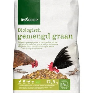 Welkoop Gemengd graan Biologisch - Kippenvoer - 5 Kilogram