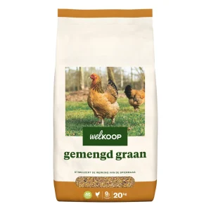 Welkoop Gemengd graan - Kippenvoer - 20 Kilogram
