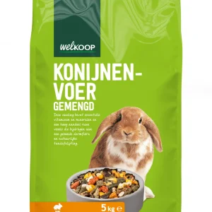 Welkoop Gemengd Konijnenvoer - 5 Kilogram