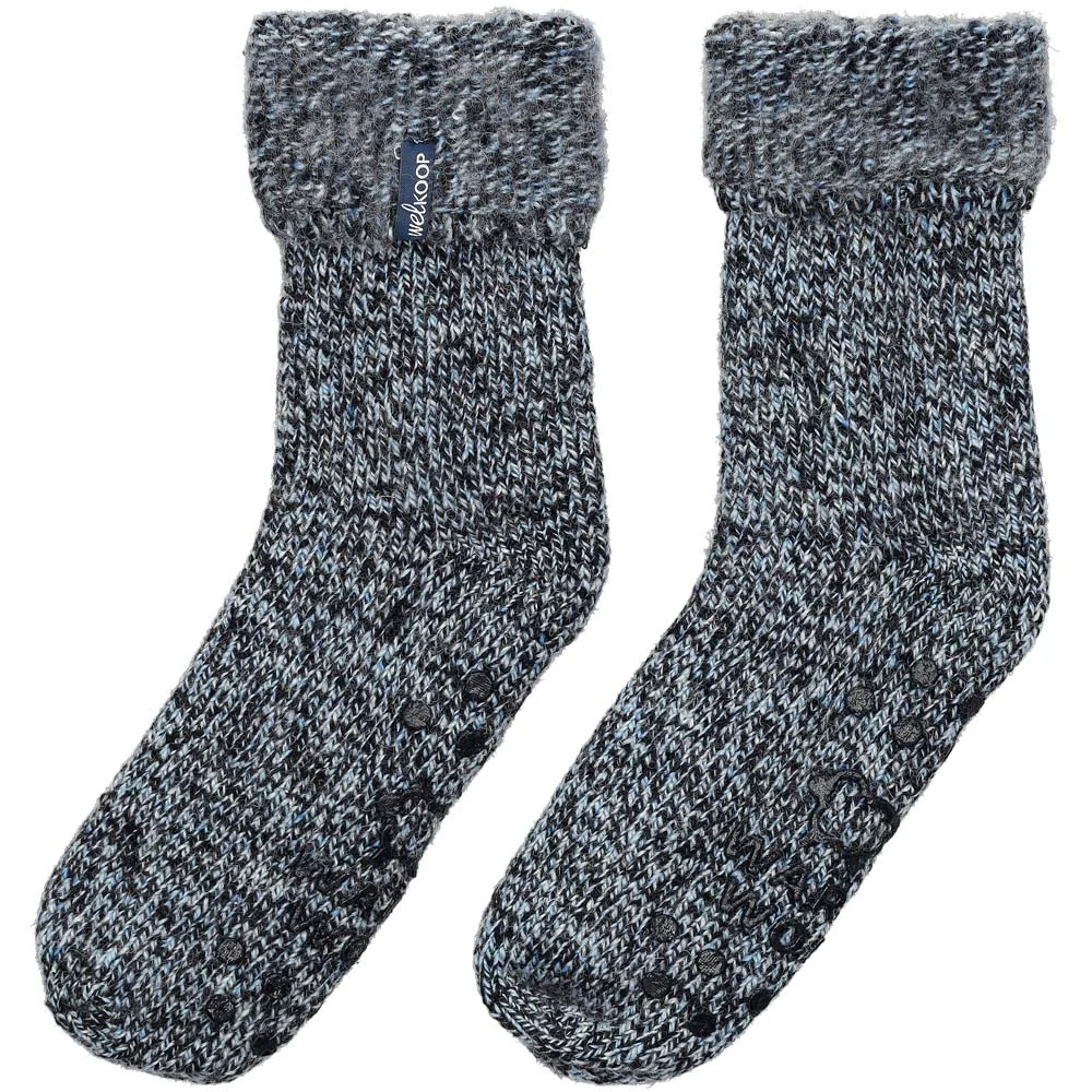 Welkoop - Huissokken - Wol - Blauw gestreept - 39-42