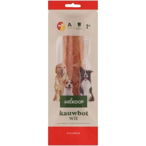 Welkoop - Kauwbot Wit - Extra Eendsmaak - eend, rund