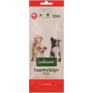 Welkoop - Kauwchips - Wit - 100 Gram - rund