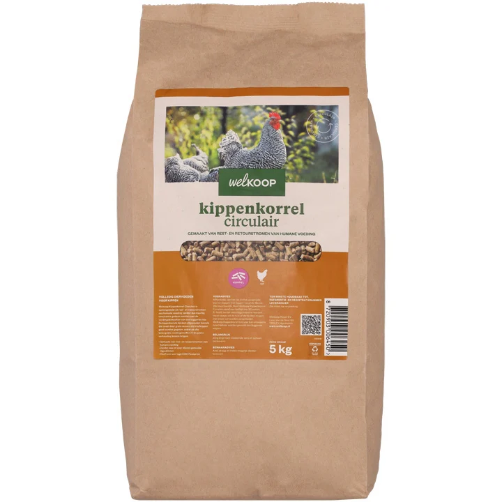Welkoop Kippenkorrel Circulair - Kippenvoer - 5 Kilogram