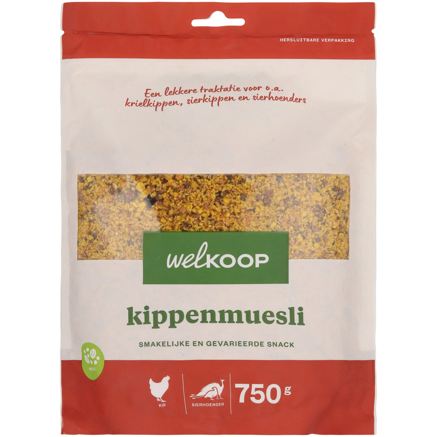 Welkoop Kippenmuesli - Kippensnack - 750 Gram