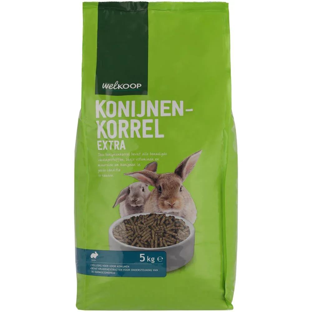Welkoop Konijnenkorrel Extra - Konijnenvoer - 20 Kilogram