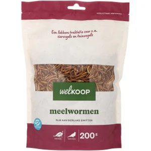 Welkoop Meelwormen - Pluimveesnack - 200 Gram
