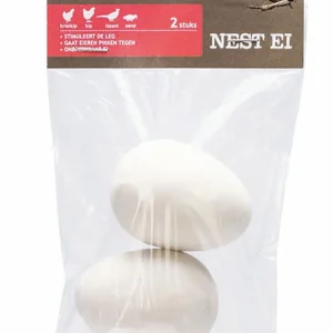 Welkoop - Nesteieren - 2 Stuks - bruin - 17.5x10.1x4.1 cm