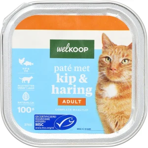 Welkoop Pate - Kattenvoer - 100 Gram - rund
