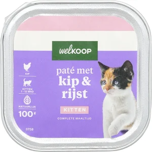 Welkoop Pate - Kittenvoer - 100 Gram - kip