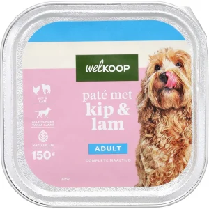 Welkoop Pat茅 - Hondenvoer - 150 Gram - lam