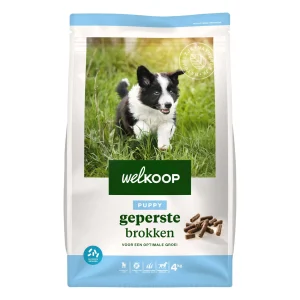 Welkoop Puppy Geperste brokken - Hondenvoer - 10 Kilogram - kip