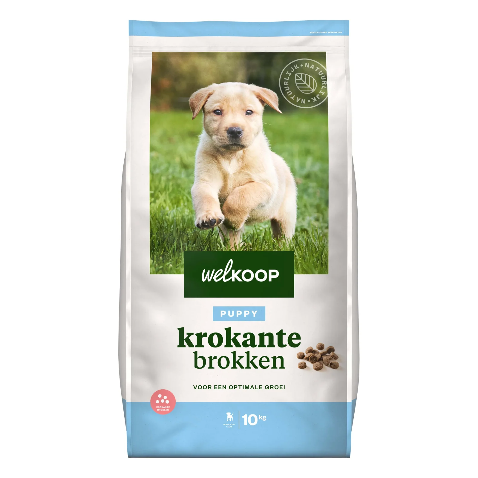 Welkoop Puppy Krokante brokken - Hondenvoer - 2.5 Kilogram - gevogelte