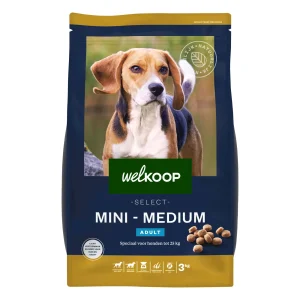 Welkoop Select Adult Mini-Medium Krokante brokken - Hondenvoer - 12 Kilogram - kip