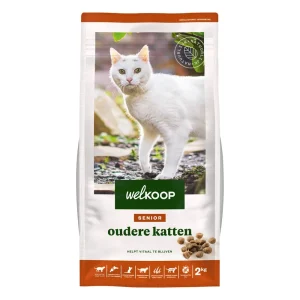 Welkoop Senior oudere katten - Kattenvoer - 4 Kilogram - gevogelte