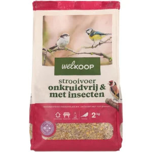 Welkoop - Strooivoer met Insecten - Onkruidvrij - Tuinvogelvoer - 5 Kilogram - insecten