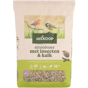Welkoop - Strooivoer - Tuinvogelvoer - 12 Kilogram - Kalk, insecten