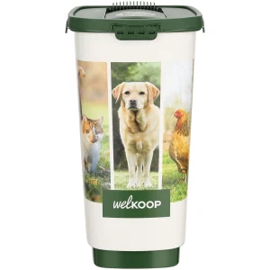 Welkoop - Voerton - 10 Liter - Wit Groen