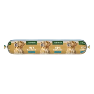 Welkoop Worst - Hondenvoer - 750 Gram - kalkoen