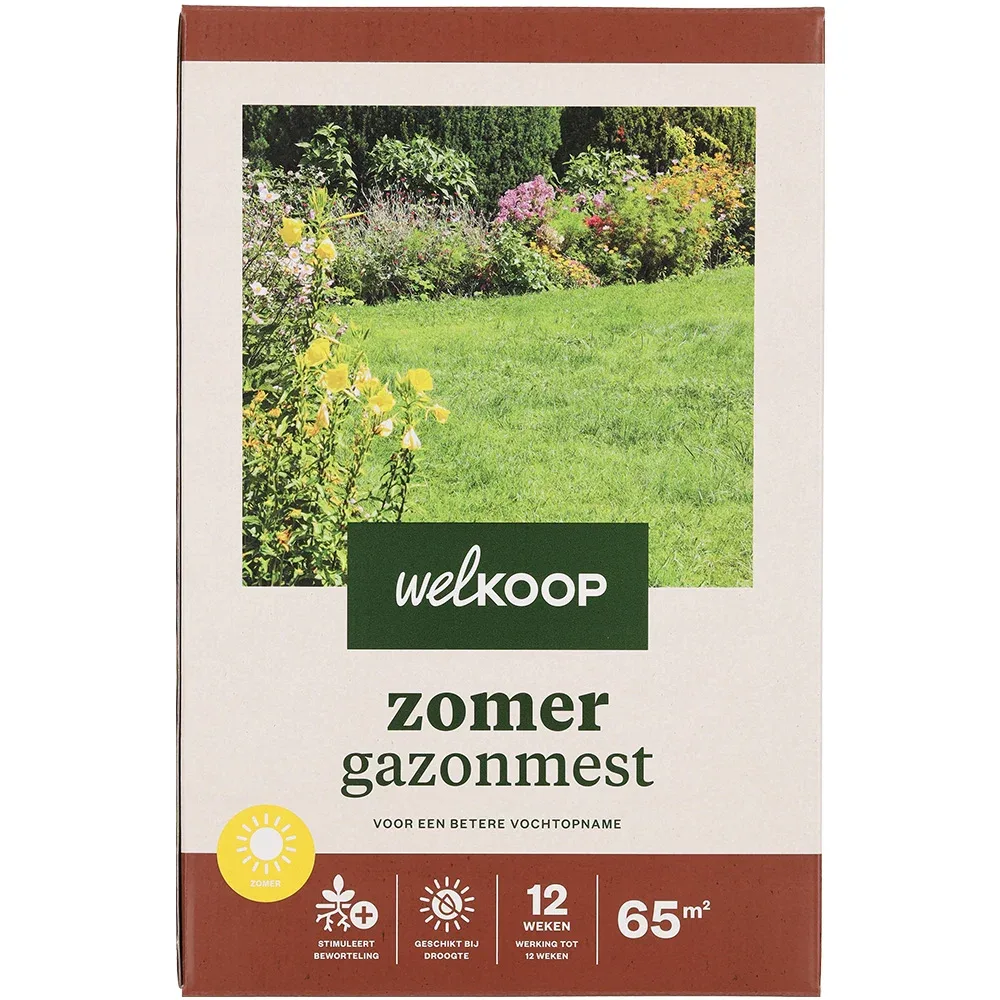 Welkoop - Zomer Gazonmest - 250 m2 - 7.5 Kilogram