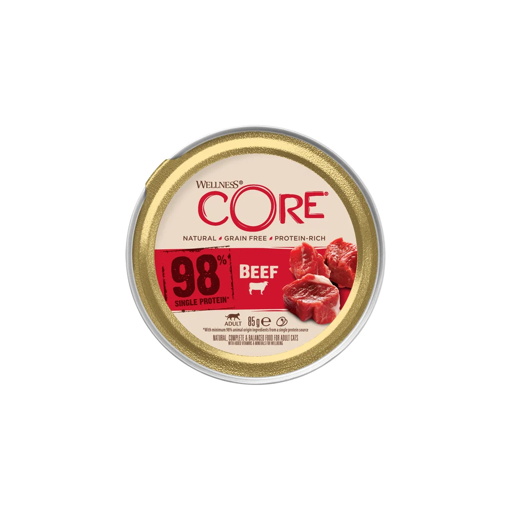Wellness Core 98% Duo Protein - Kattenvoer - 85 Gram - zalm, kip