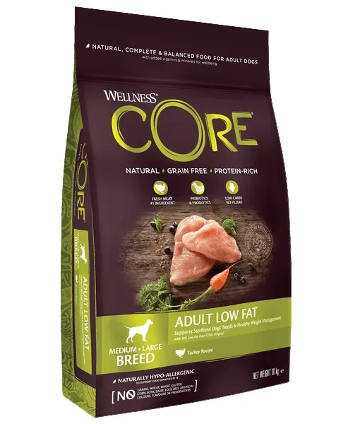 Wellness CORE Adult Low Fat Kalkoen (voor gesteriliseerde en gecastreerde honden) - Image 2