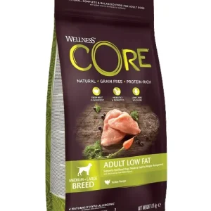 Wellness CORE Adult Low Fat Kalkoen (voor gesteriliseerde en gecastreerde honden)