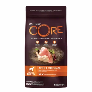 Wellness CORE Adult original Medium-Breed - Hondenvoer - 10 Kilogram - kalkoen, kip