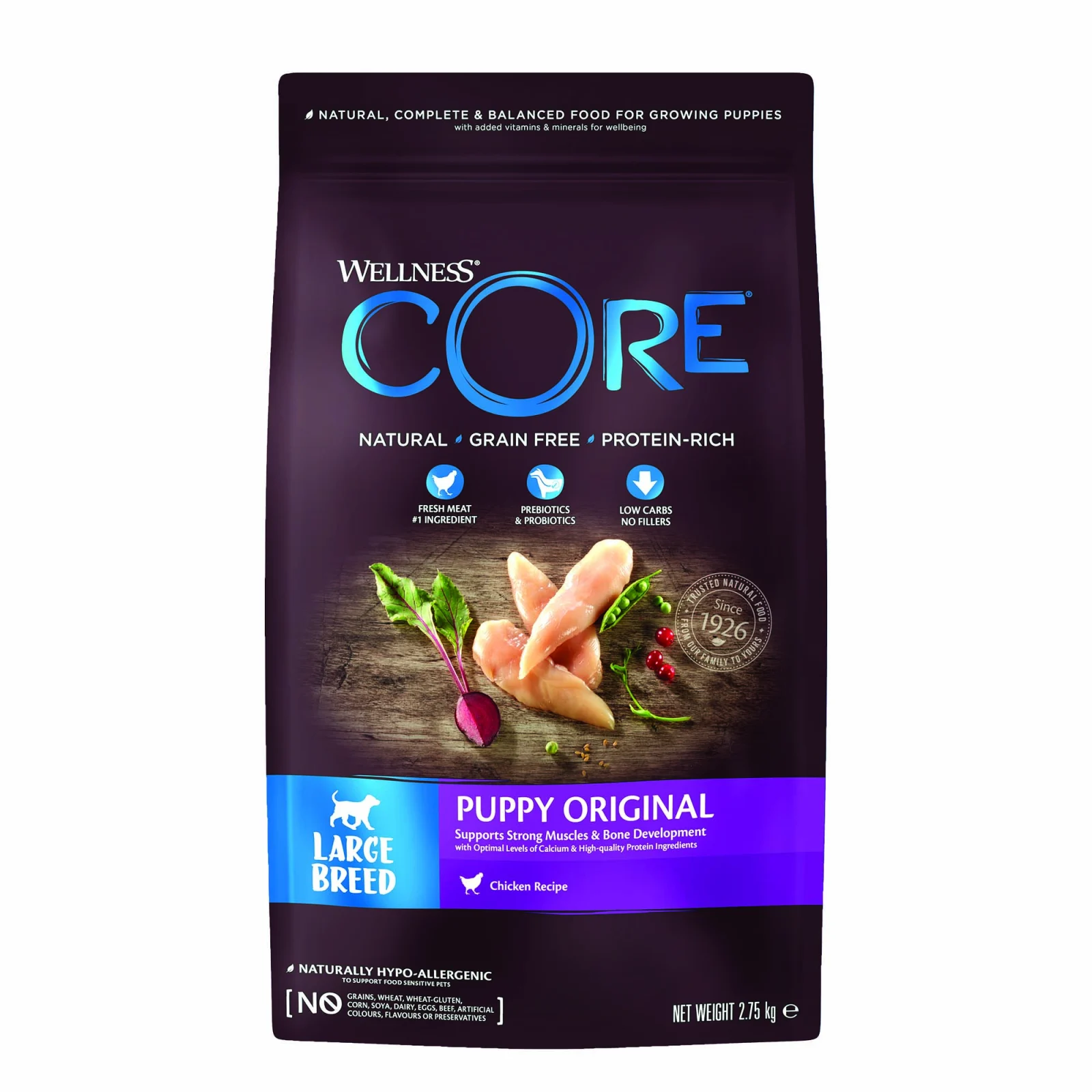 Wellness CORE Puppy Large-Breed - Hondenvoer - 10 Kilogram - kip