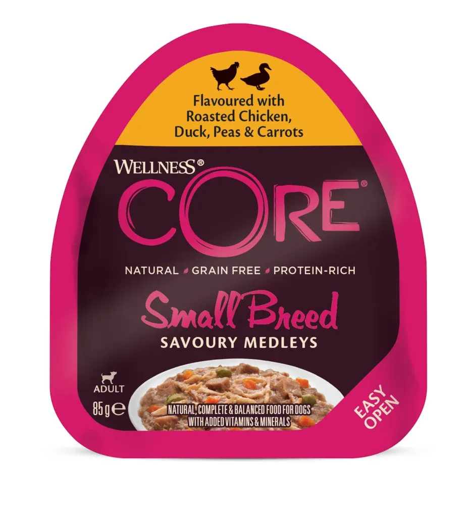 Wellness CORE Small-Breed Savoury Medleys - Hondenvoer - 85 Gram - lam
