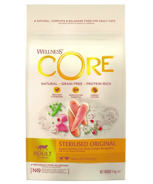Wellness CORE Sterilised Original Kip met Kalkoen