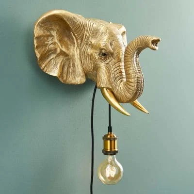 Werner Voss - Wandlamp olifant Jumbo