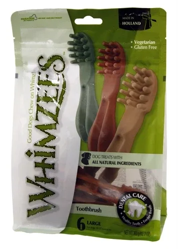 Whimzees Tandenborstel Large 14,5 cm 6 St