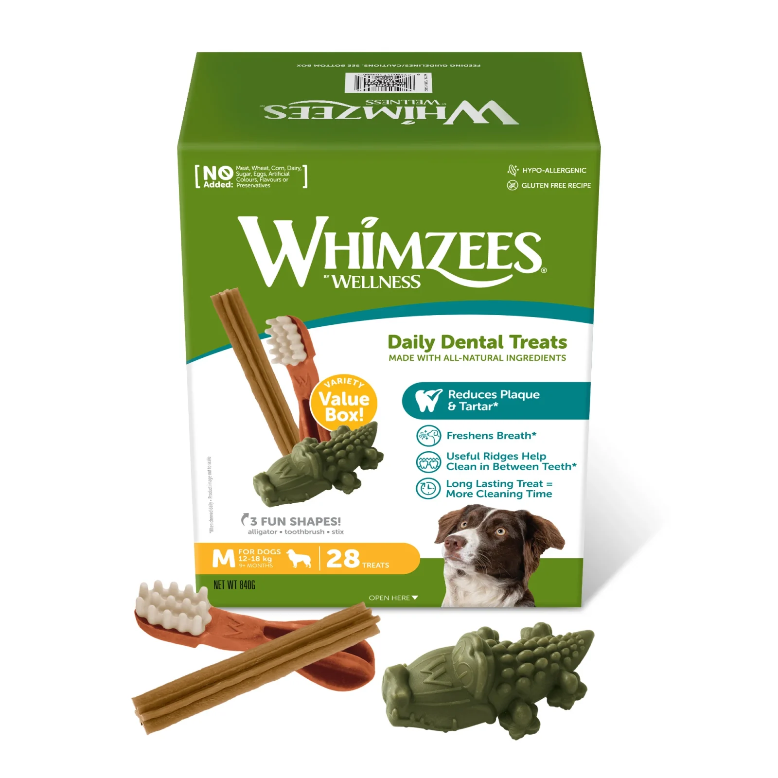 Whimzees Variety box - Hondensnack - 14 Stuks - naturel - L