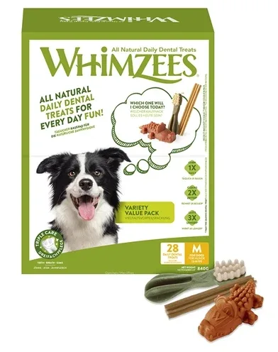 Whimzees Variety Box Medium 28 St - 18 kg
