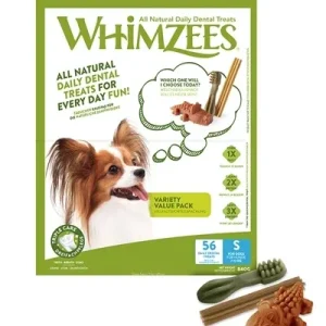 Whimzees Variety Box Small 56 St - 12 kg