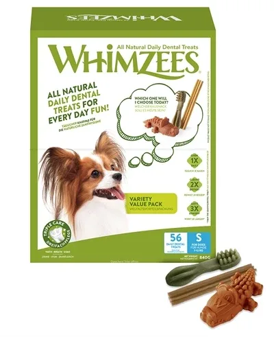 Whimzees Variety Box Small 56 St - 12 kg