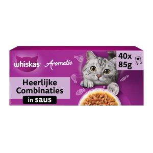 Whiskas 1+ Heerlijke Combinaties in Saus