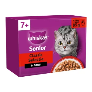 Whiskas 7+ Classic Selectie in saus