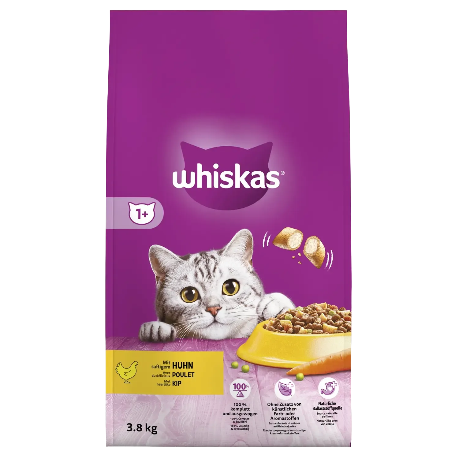 Whiskas Adult Kip 3.8 kg