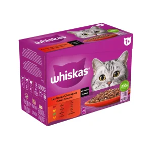 Whiskas Junior Gevogelte Selectie - Kattenvoer - 12x85 gram - 1020 Gram - saus